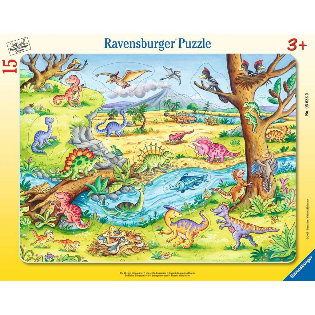 Ravensburger | Die kleinen Dinosaurier | Kinderpuzzle | 15 Teile