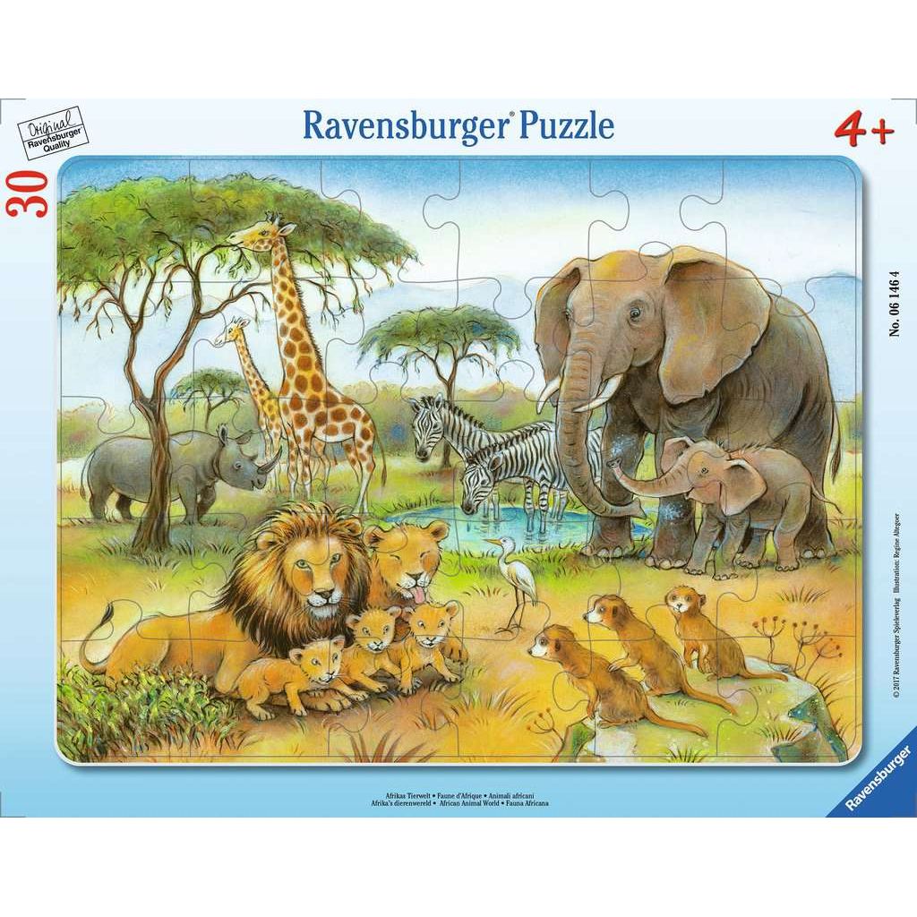 Ravensburger | Afrikas Tierwelt | Kinderpuzzle | 30 Teile