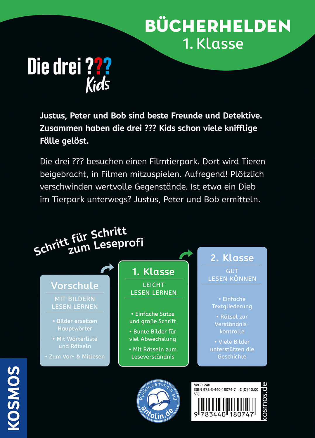 KOSMOS | Bücherhelden 1. Kl. ??? Kids Tierpark Wimmelbuch