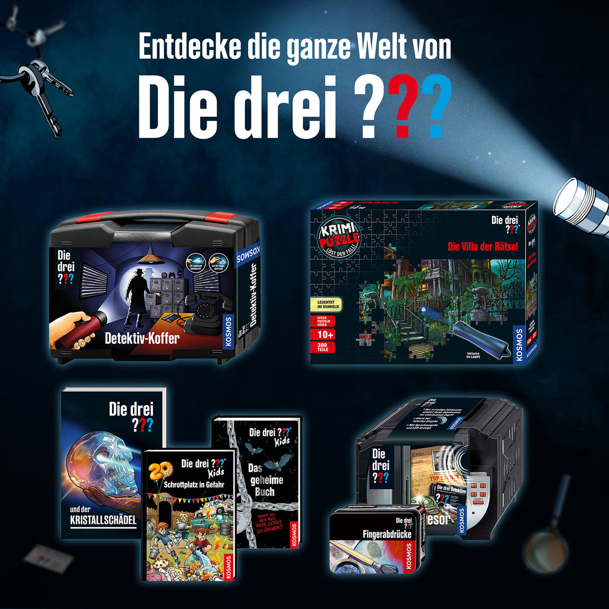 KOSMOS | Die drei ???-Adventskalender 2024