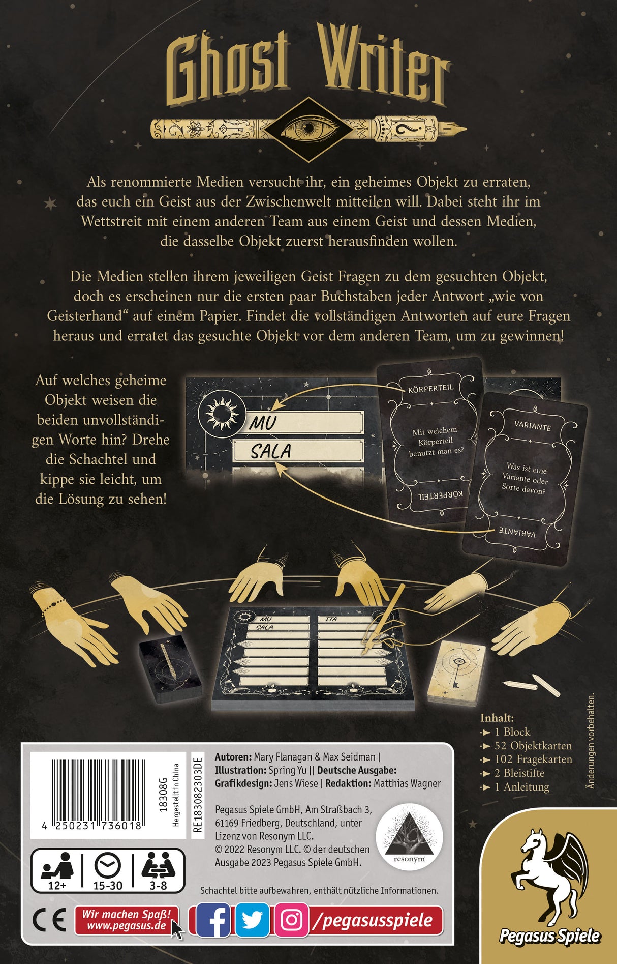 Pegasus Spiele | Ghost Writer