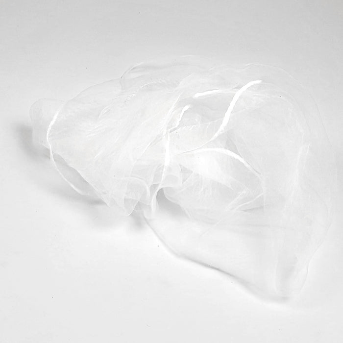 Jongliertuch 60cm x 60cm | uv weiß