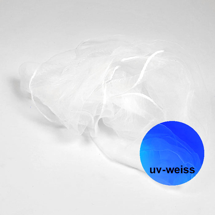 Jongliertuch 60cm x 60cm | uv weiß