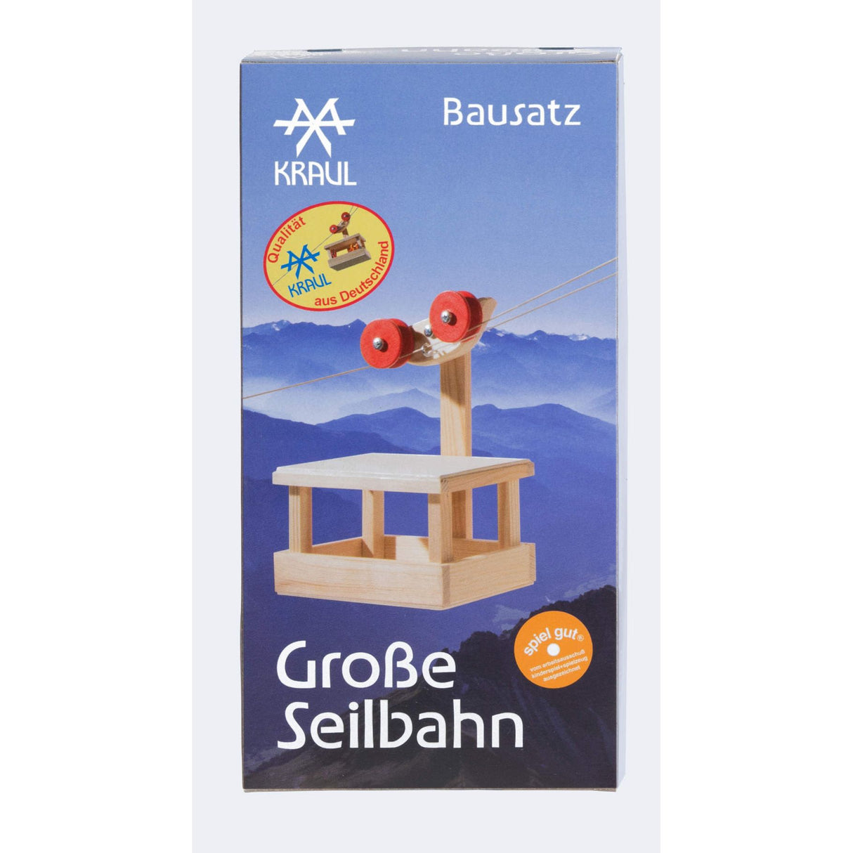 KRAUL | Große Seilbahn Wagen mit 2x20m Seilen (Grundkasten)