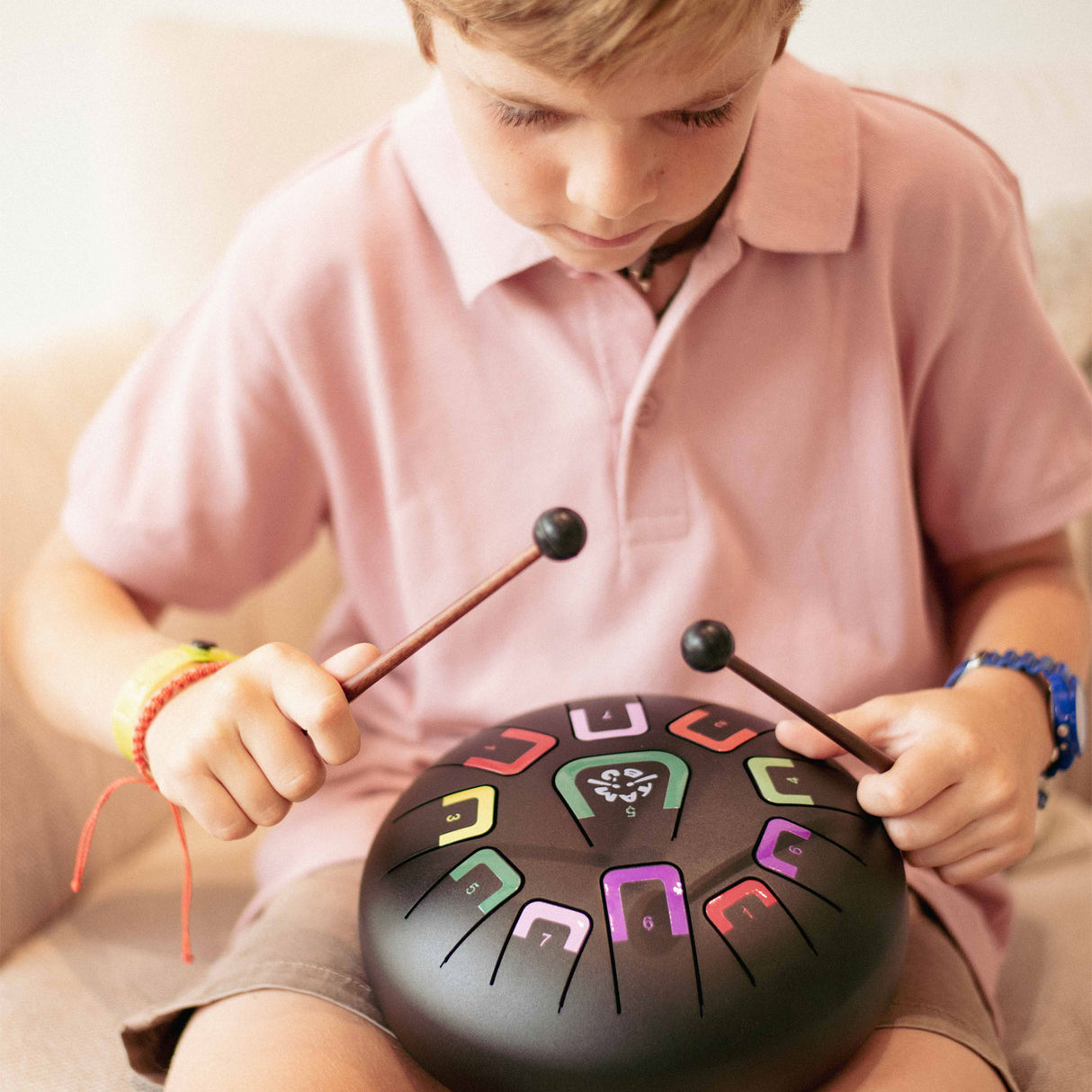 Tambú Zungentrommel 8" | 11 Töne | Black Nature (Matt Schwarz)