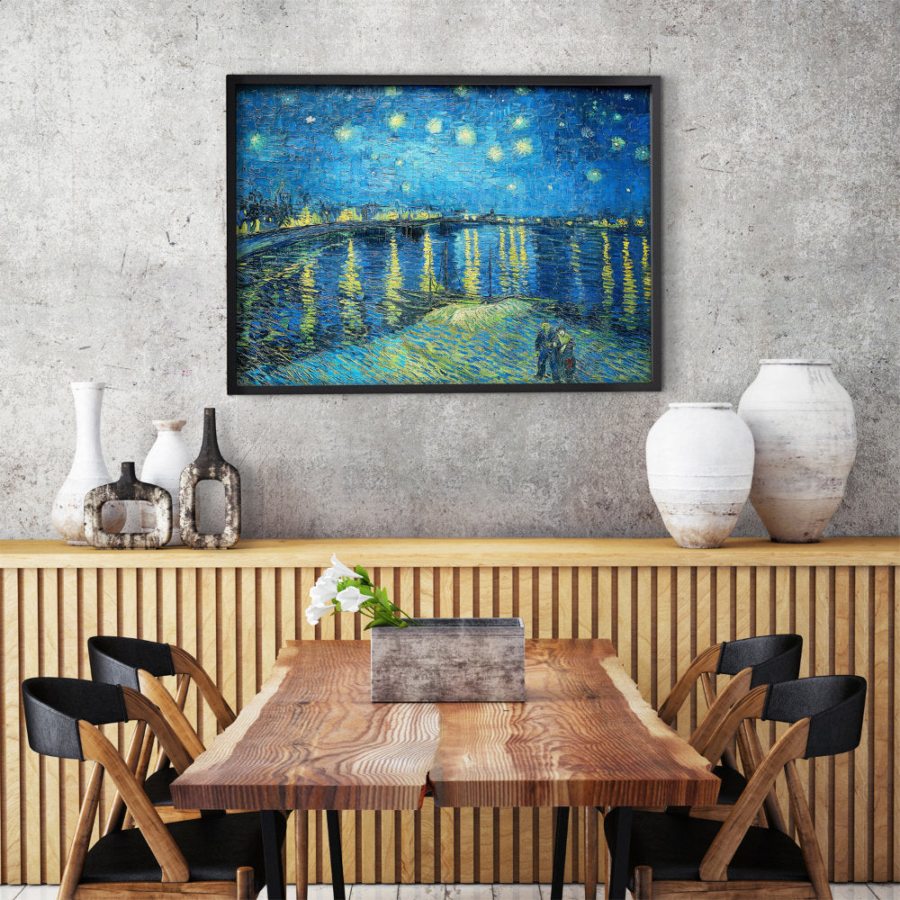 ENJOY Puzzle | 1000 Teile | Vincent Van Gogh: Sternennacht über der Rhone