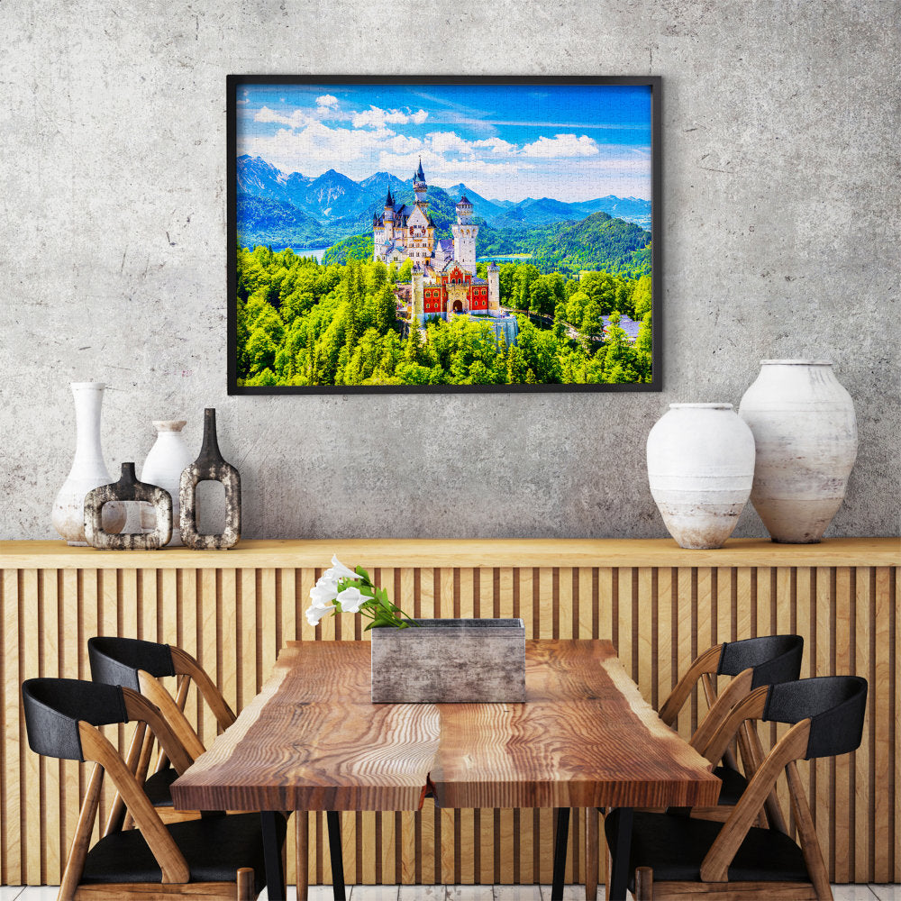 ENJOY Puzzle | 1000 Teile | Schloss Neuschwanstein im Sommer, Deutschland