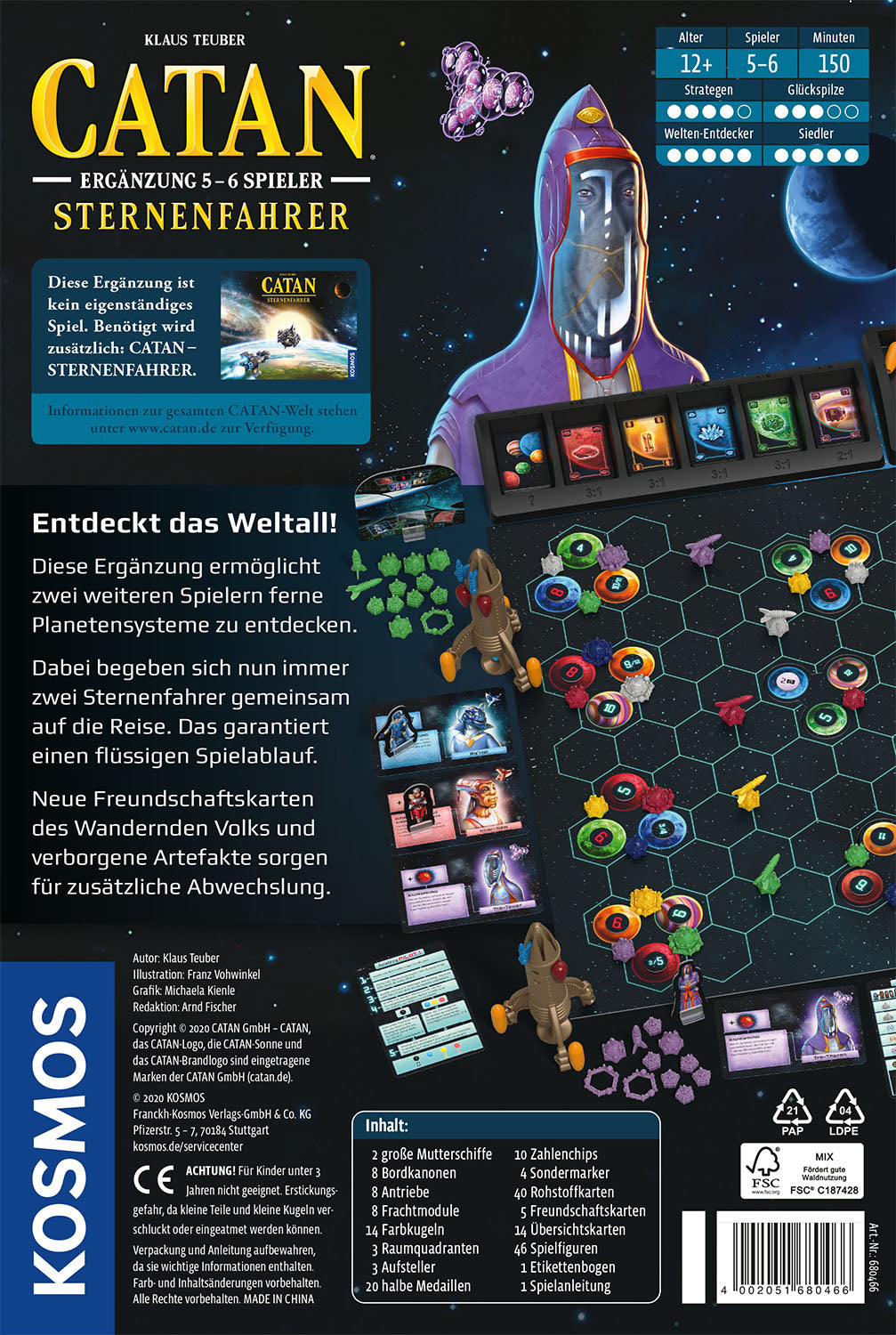 KOSMOS | Catan Sternenfahrer - Ergänzung 5-6