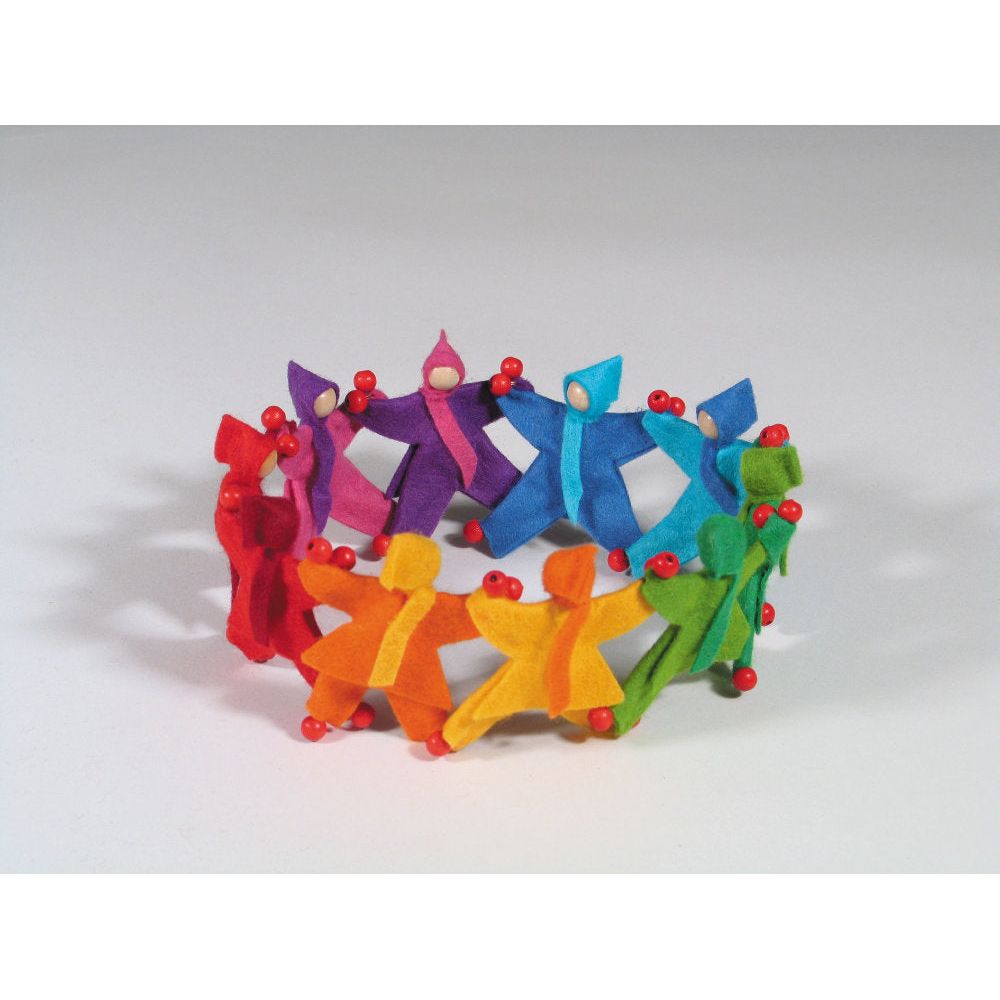 KRAUL | Mitfahrpüppchen in Regenbogenfarben sort.