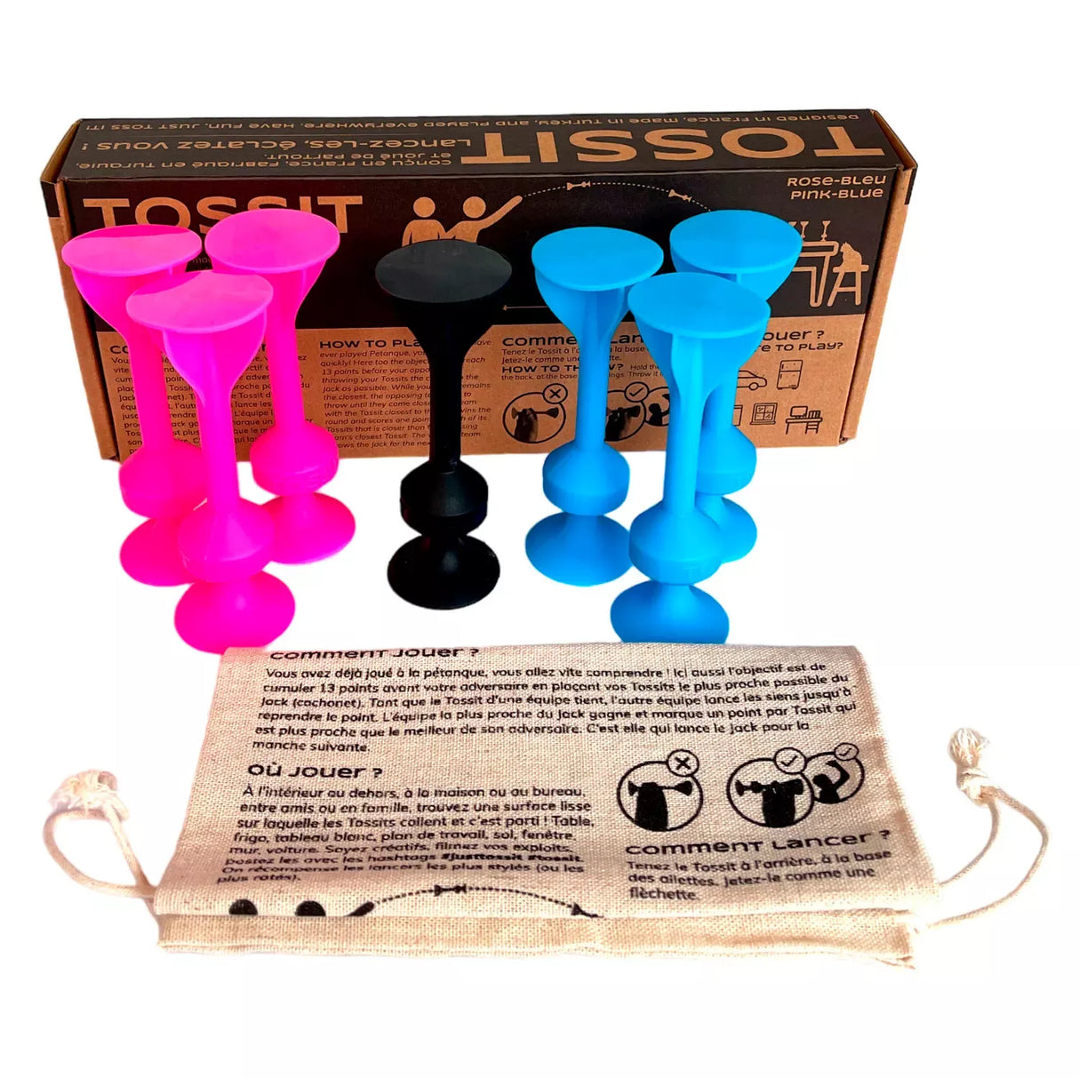 TOSSIT | Original Starter Pack | pink - hellblau