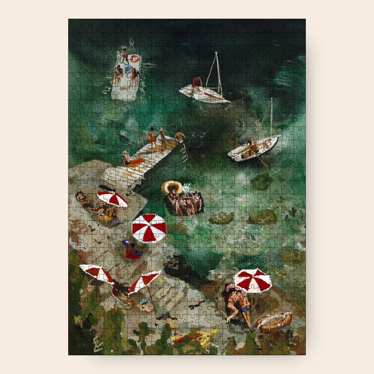 Das Puzzle Kollektiv - "Lovers at the Beach" | Puzzle | 500 Teile