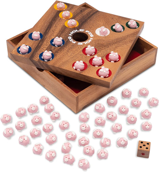 Schweinchenspiel / Pig Hole | Spiele aus Holz