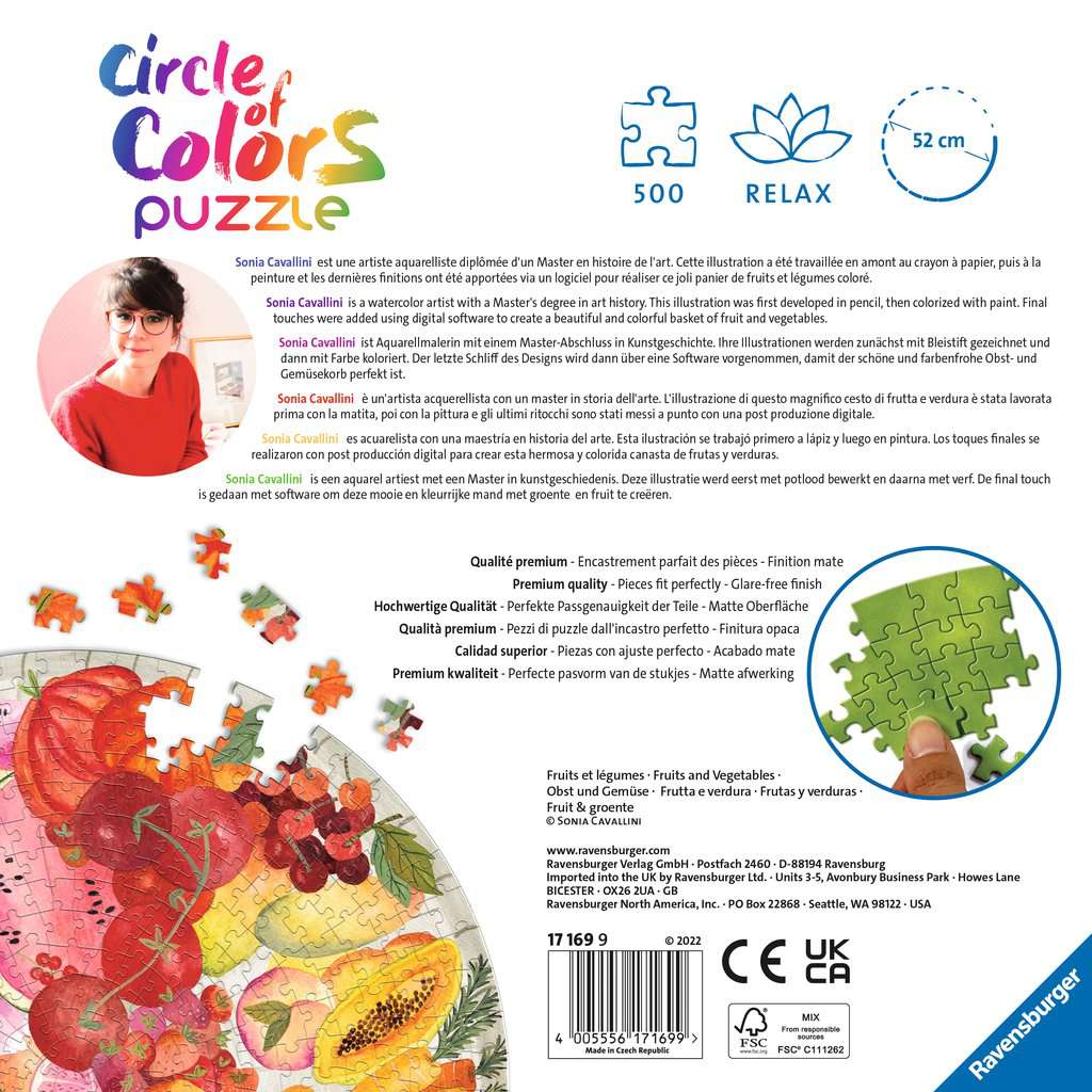 Ravensburger | Circle of Colors - Fruits & Vegetables