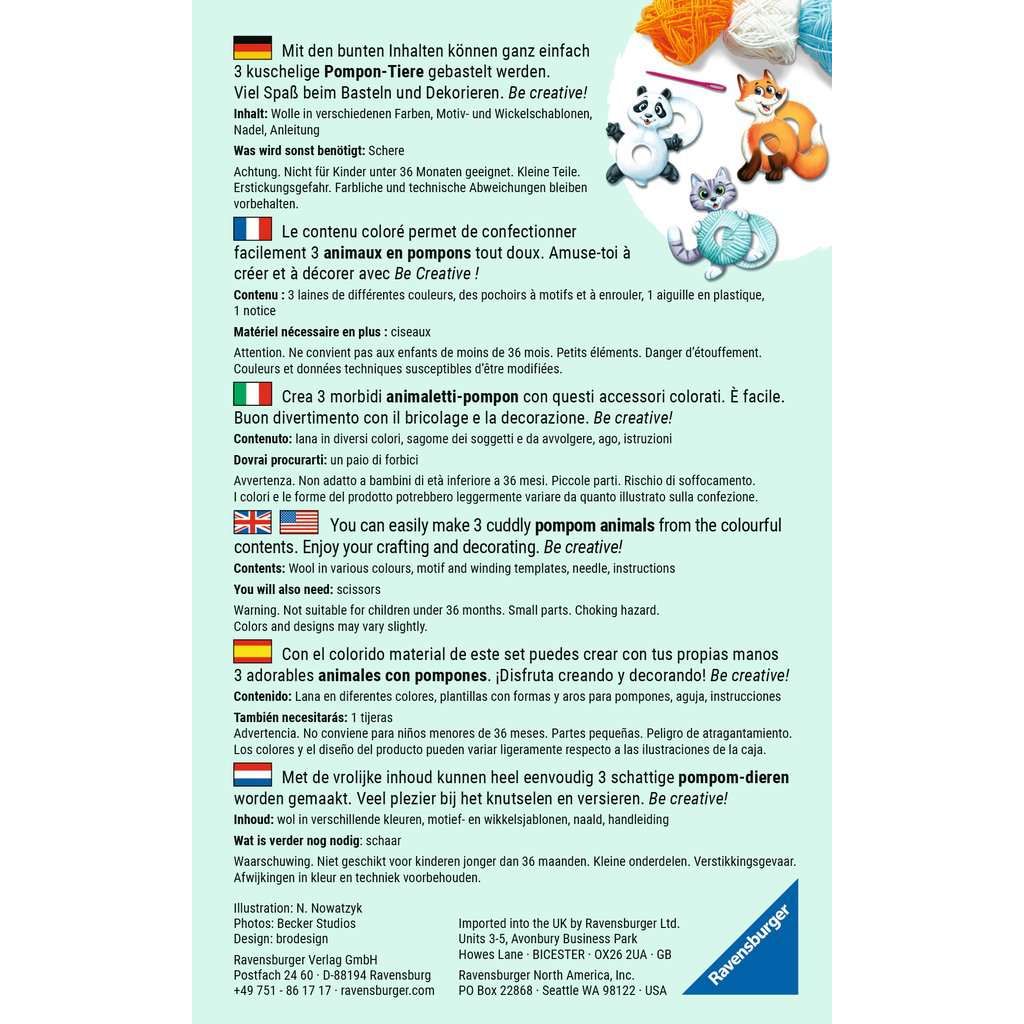 Ravensburger | BC Pompon Animals