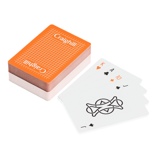 Art of Play | Spielkarten | Craighill: Orange (weiße Box)