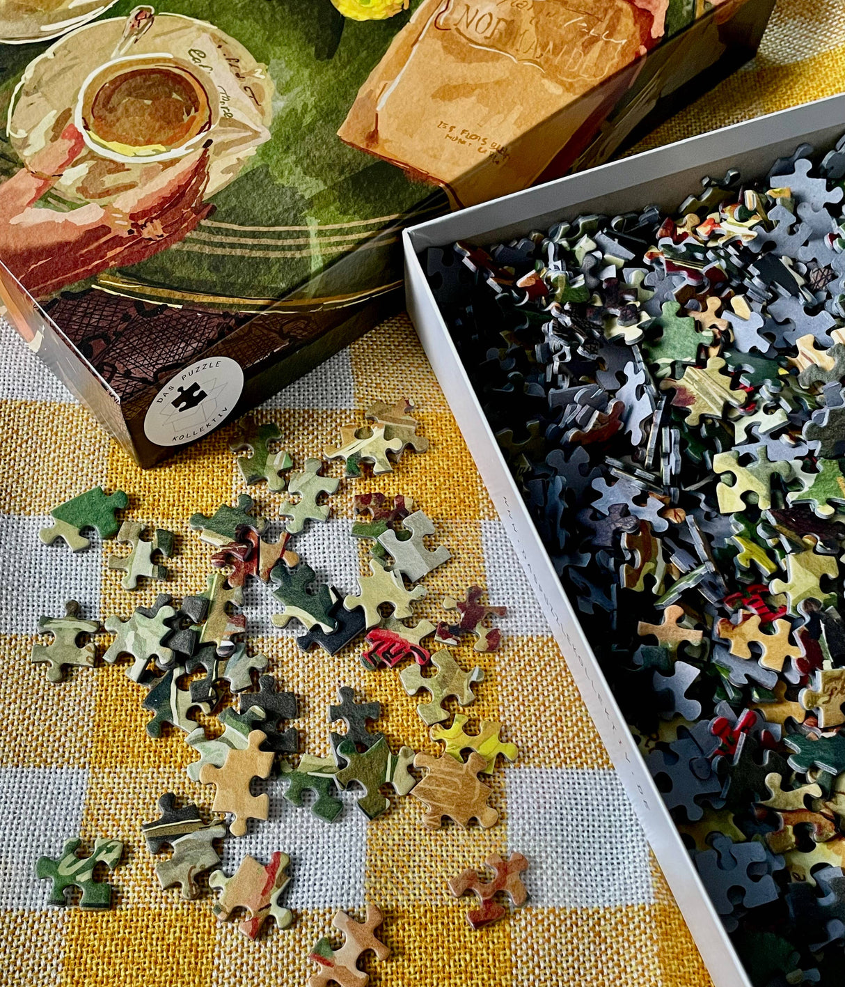 Das Puzzle Kollektiv - "coffee and croissants" | Puzzle | 500 Teile