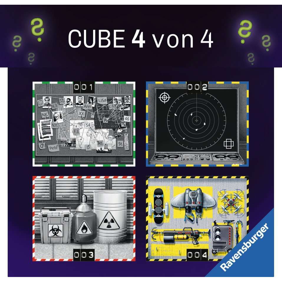Ravensburger | Mystery Cube "Das Agentenausrüstungslager"