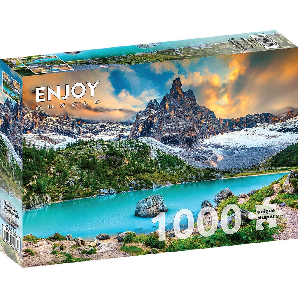 ENJOY Puzzle | 1000 Teile | Sorapis-See, Dolomiten, Italien