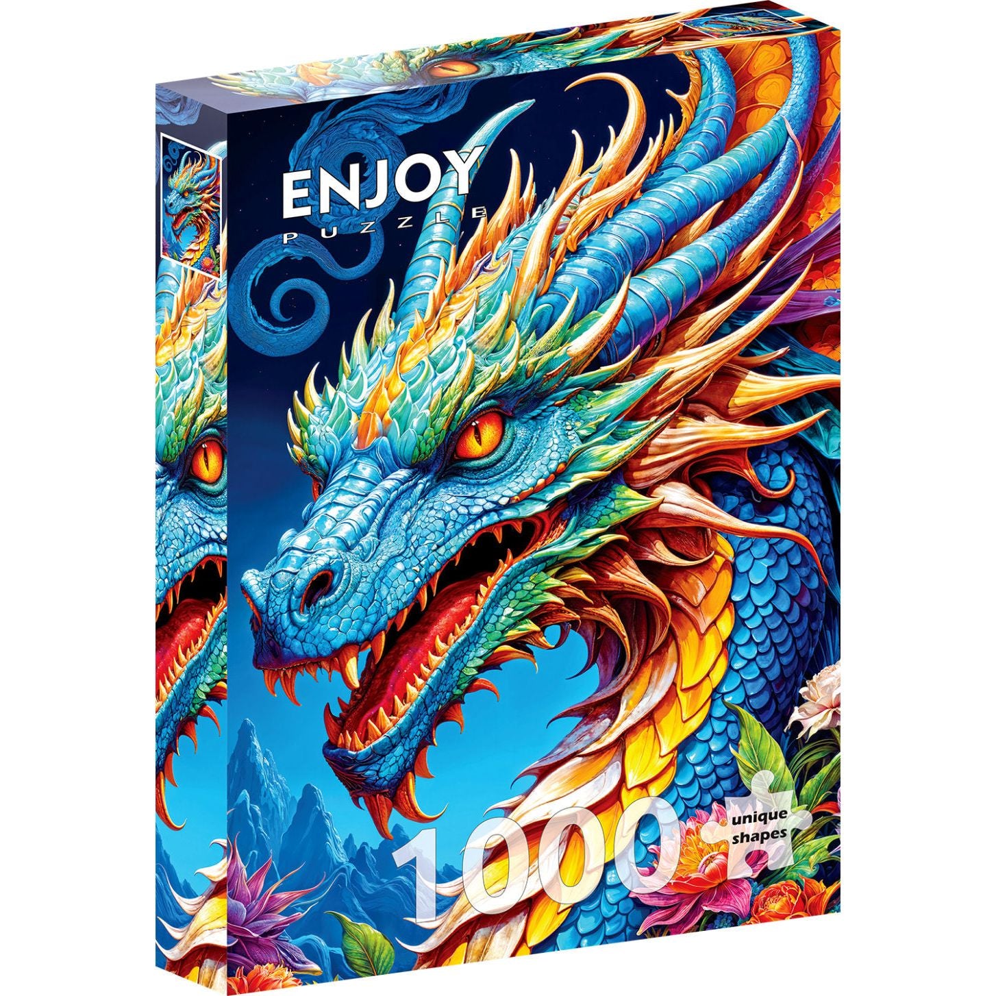 ENJOY Puzzle | 1000 Teile | Blauer Drache