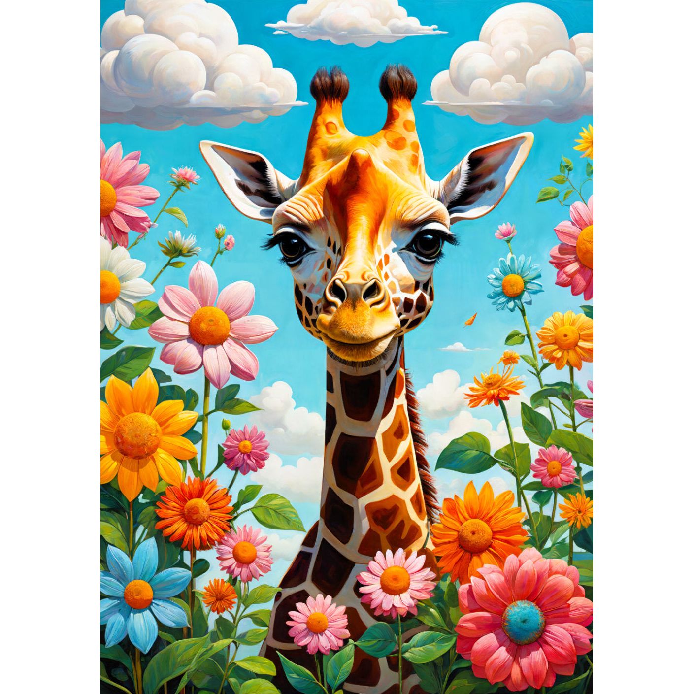 ENJOY Puzzle | 1000 Teile | Niedliche Giraffe