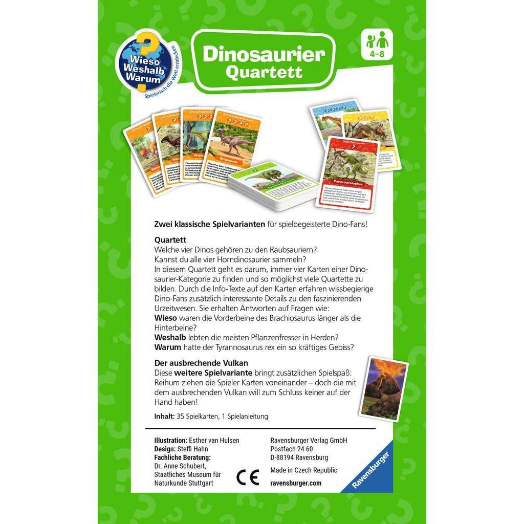Ravensburger | Wieso? Weshalb? Warum? Dinosaurier Quartett