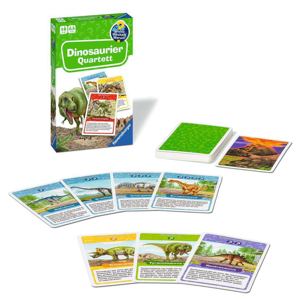 Ravensburger | Wieso? Weshalb? Warum? Dinosaurier Quartett