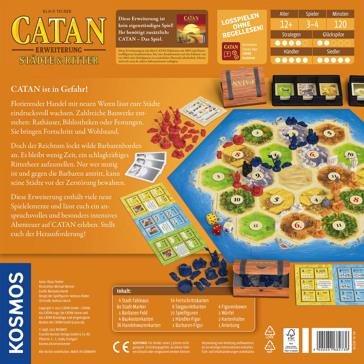 KOSMOS | CATAN - Städte & Ritter 3 - 4 Spieler