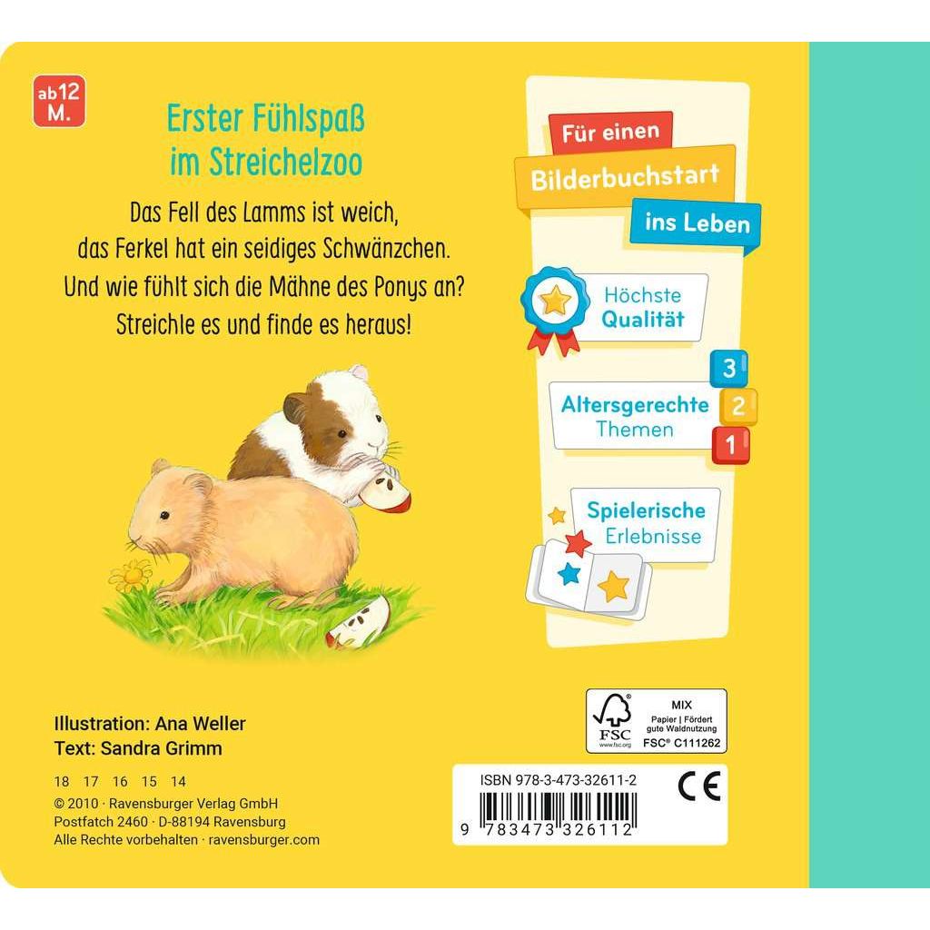 Ravensburger | Mein erstes Fühlbuch: Mein kleiner Streichelzoo