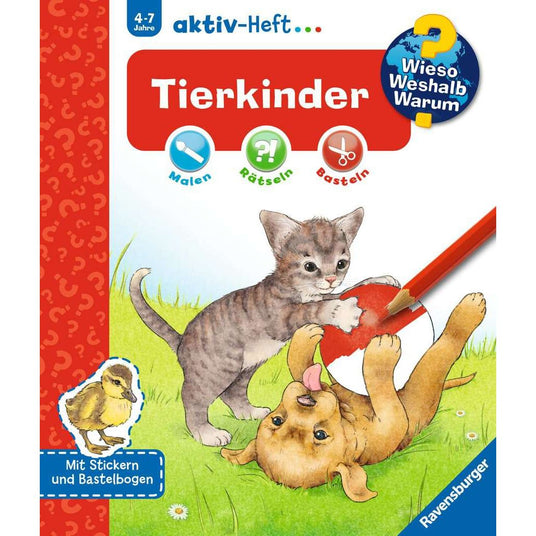 Ravensburger | Wieso? Weshalb? Warum? aktiv-Heft: Tierkinder