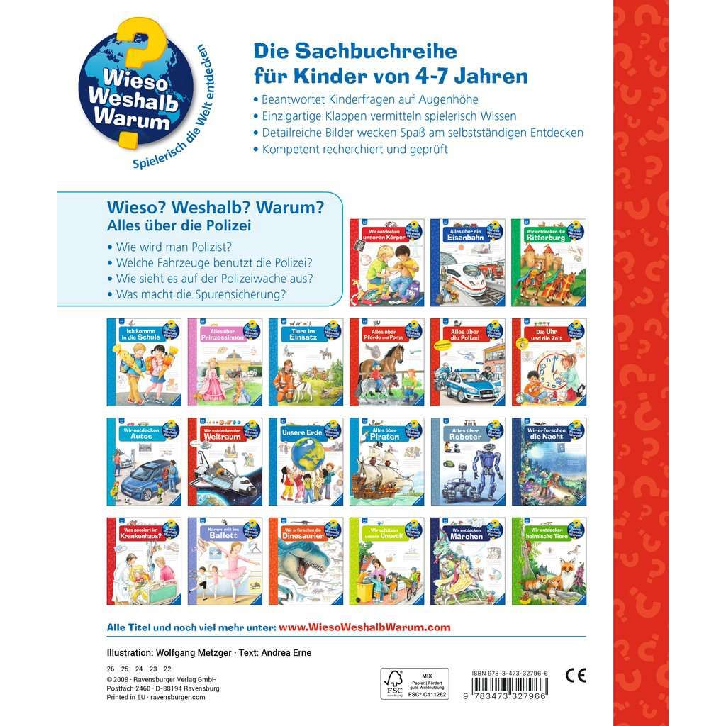 Ravensburger | Wieso? Weshalb? Warum?, Band 22: Alles über die Polizei