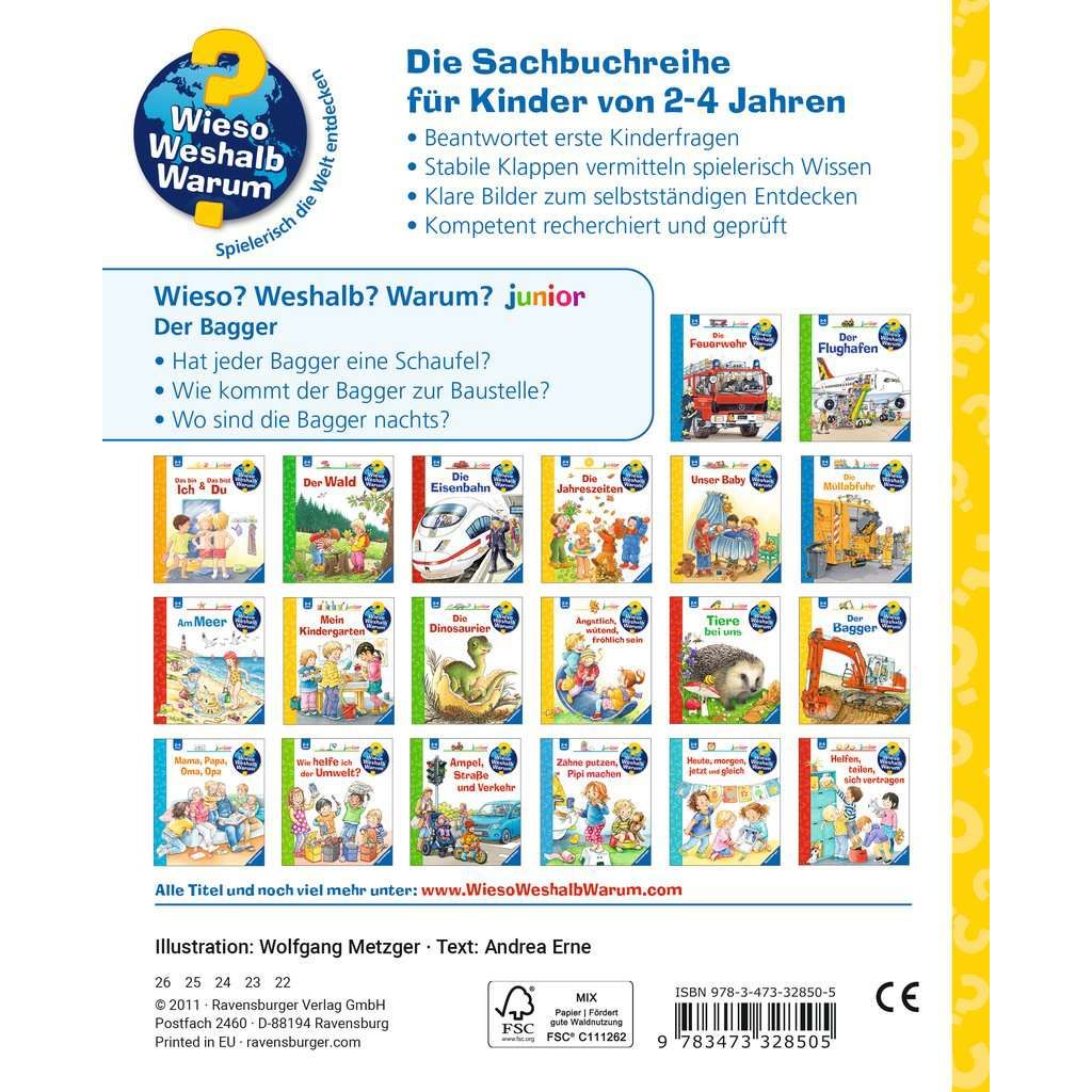Ravensburger | Wieso? Weshalb? Warum? junior, Band 38: Der Bagger