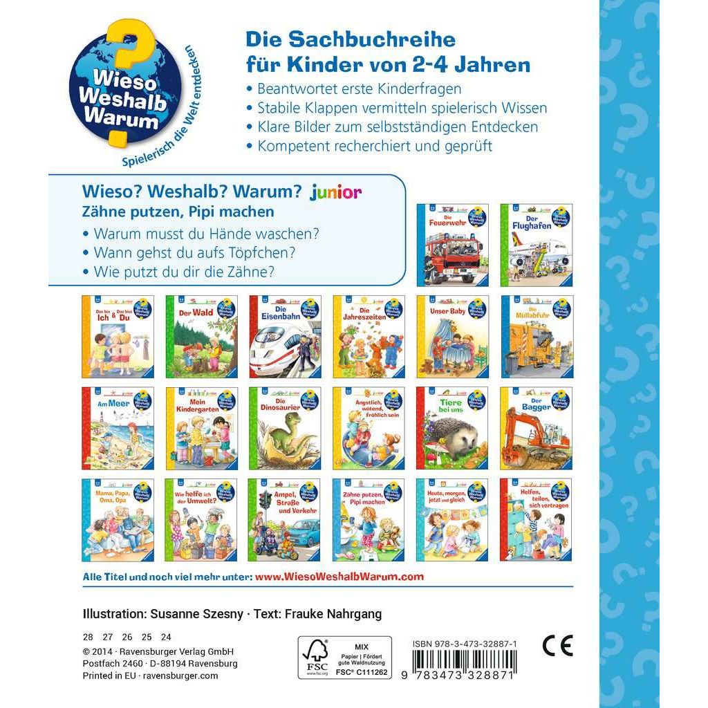 Ravensburger | Wieso? Weshalb? Warum? junior, Band 52: Zähne putzen, Pipi machen