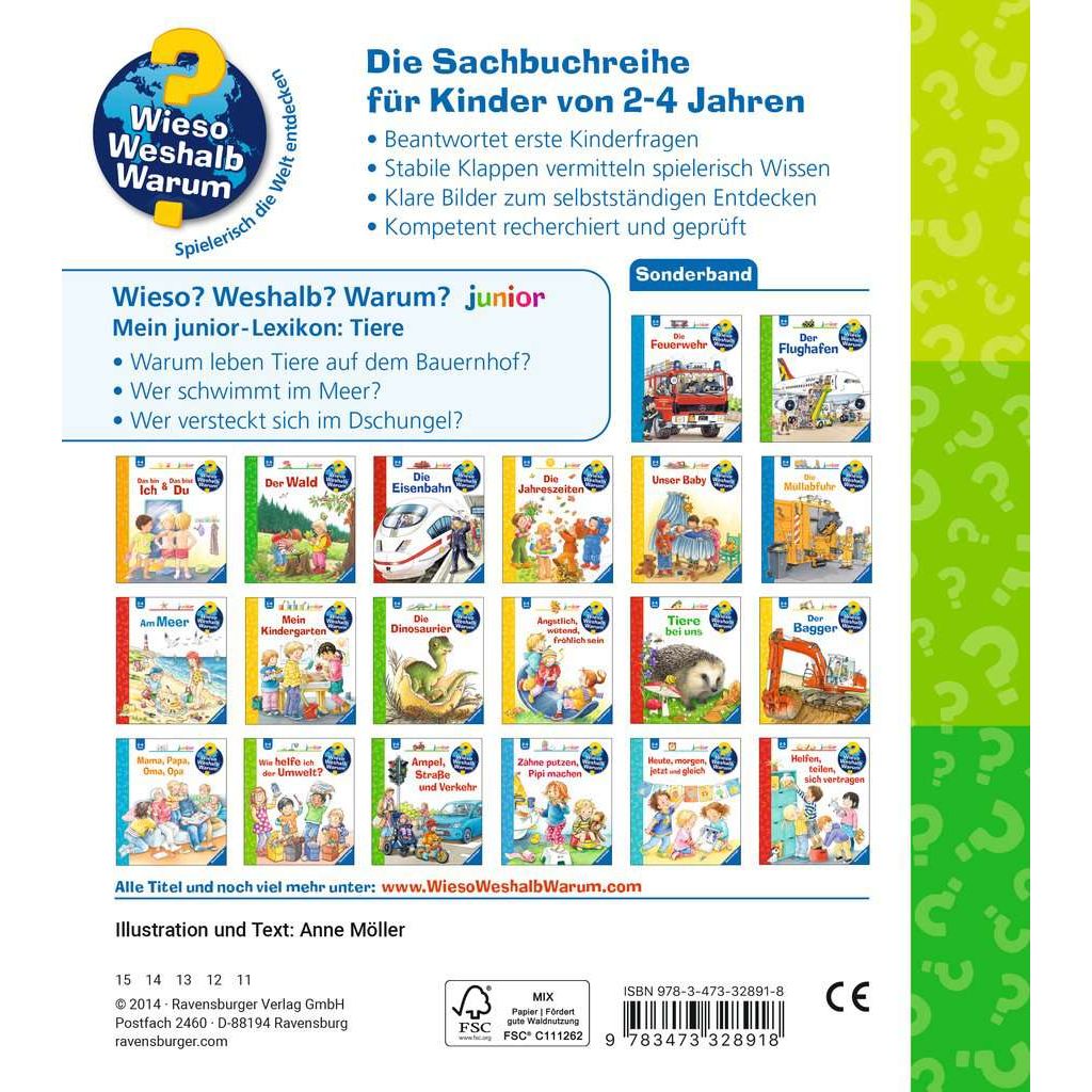 Ravensburger | Wieso? Weshalb? Warum? Mein junior-Lexikon: Tiere