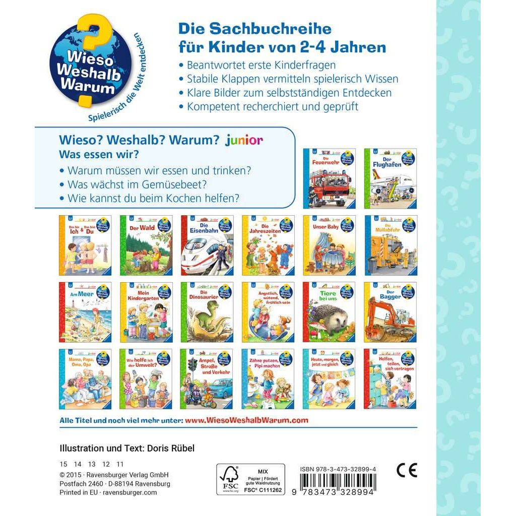 Ravensburger | Wieso? Weshalb? Warum? junior, Band 53: Was essen wir?