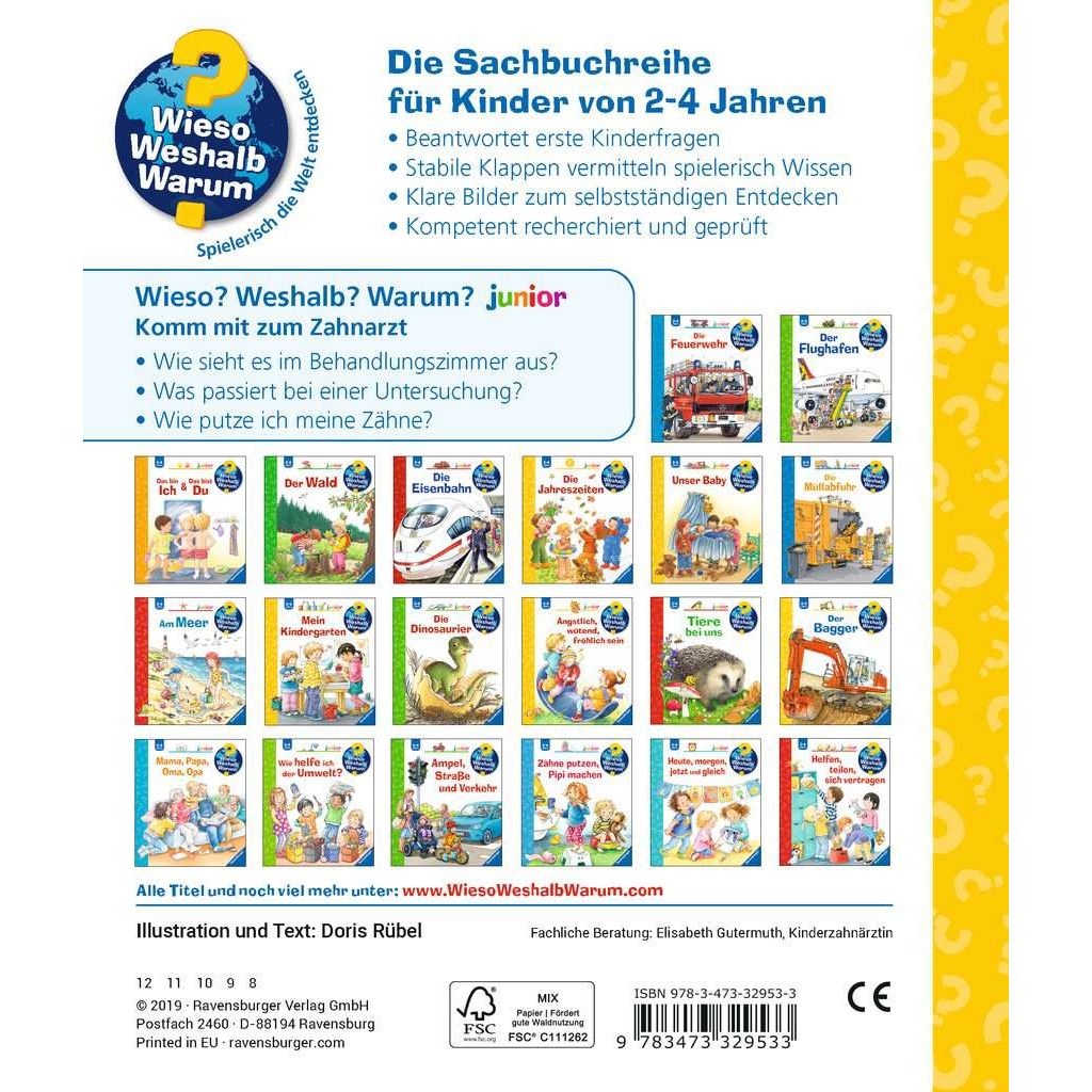Ravensburger | Wieso? Weshalb? Warum? junior, Band 64: Komm mit zum Zahnarzt