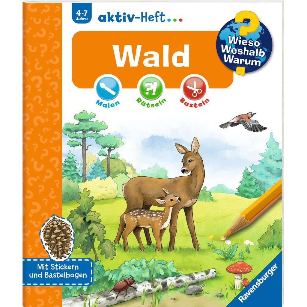 Ravensburger | Wieso? Weshalb? Warum? aktiv-Heft: Wald