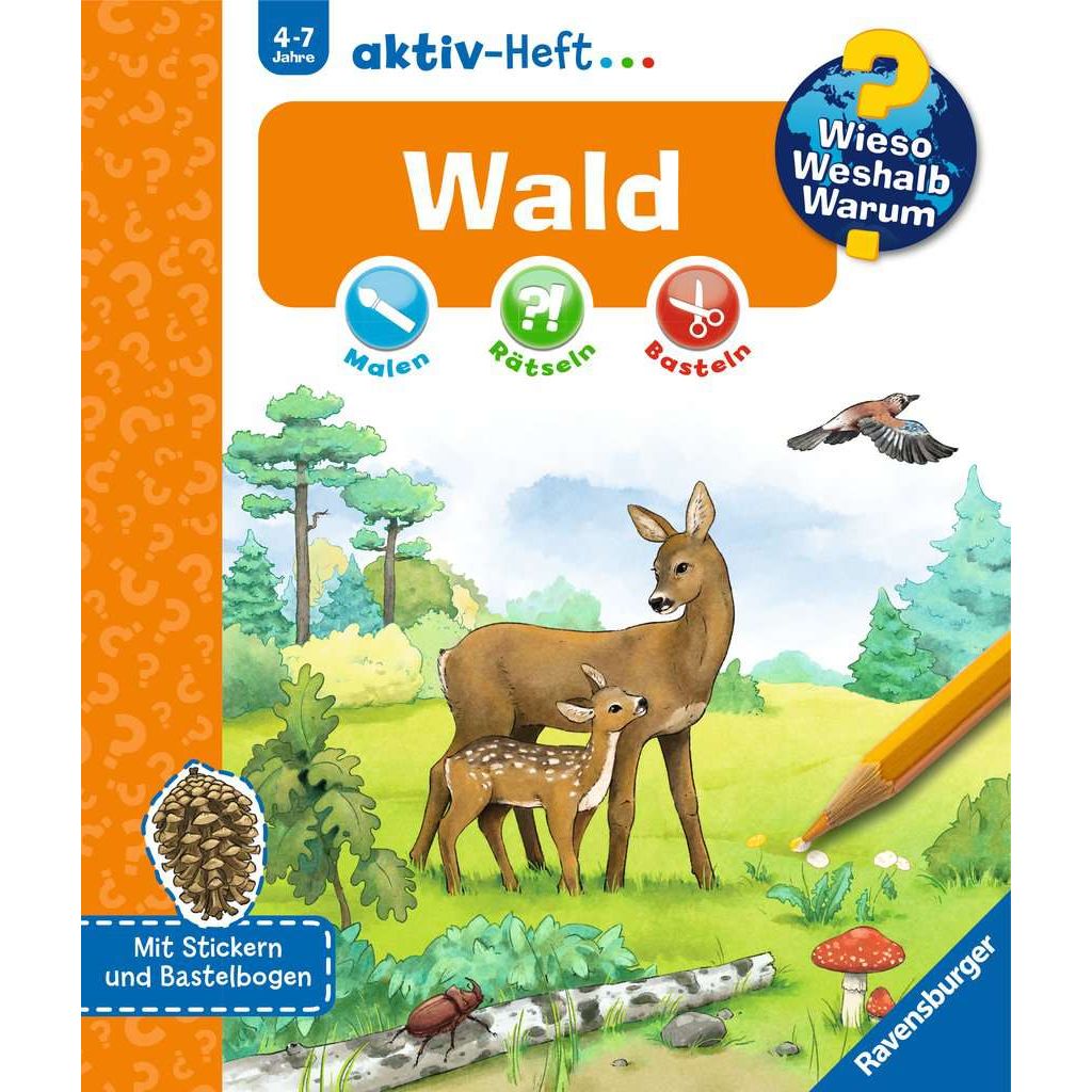 Ravensburger | Wieso? Weshalb? Warum? aktiv-Heft: Wald