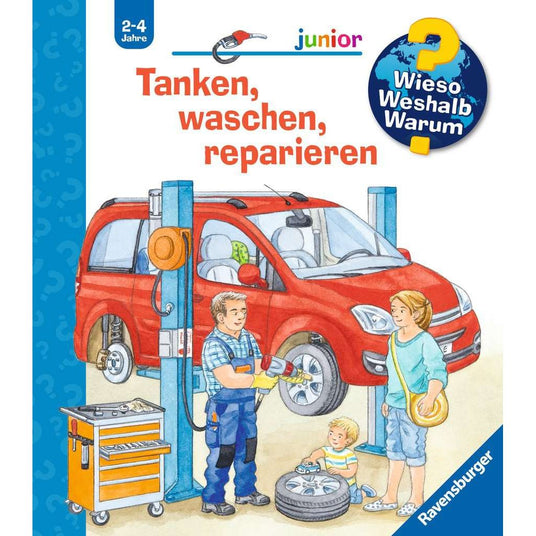 Ravensburger | Wieso? Weshalb? Warum? junior, Band 69: Tanken, waschen, reparieren