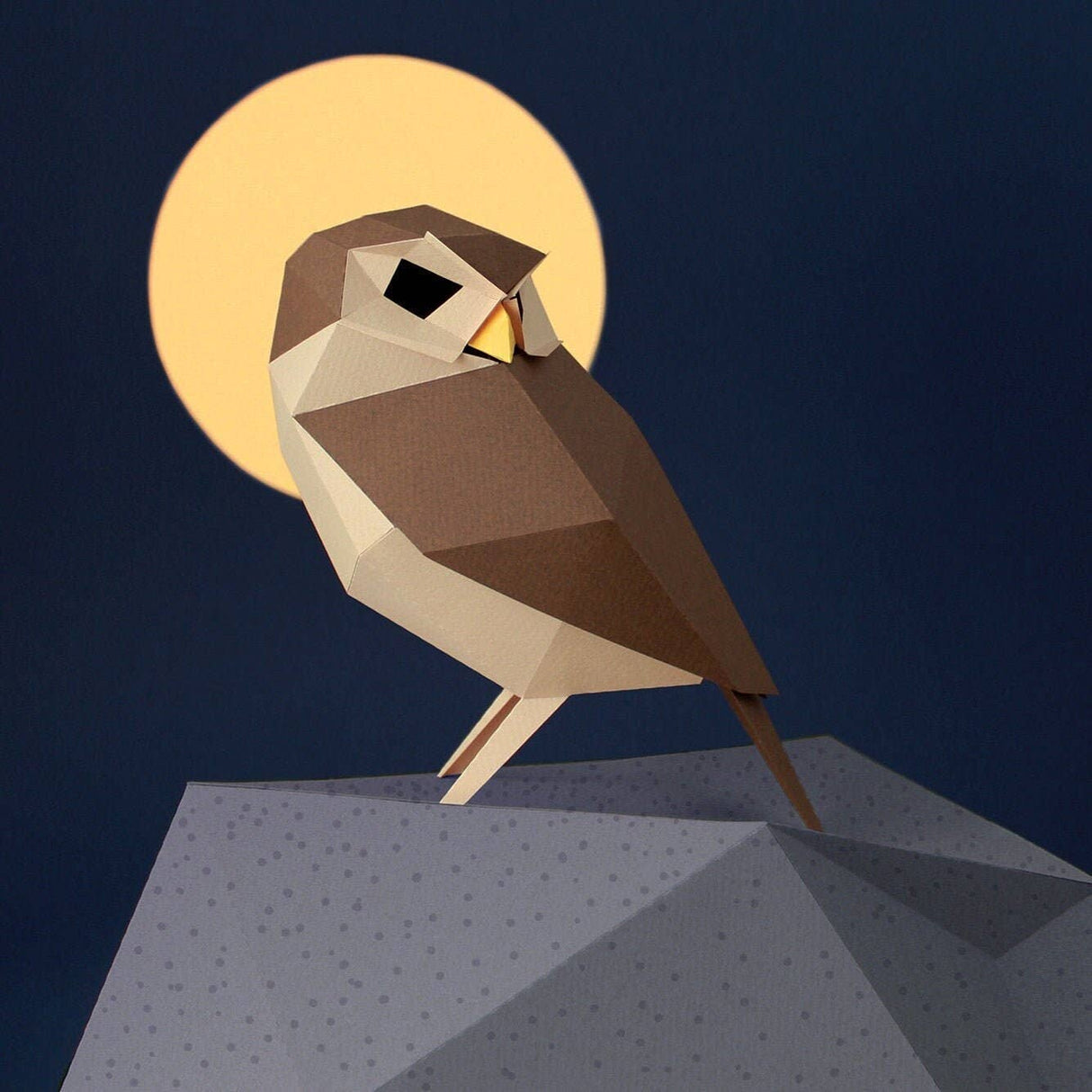PLEGO - ATHENE NOCTUA - Steinkauz - Eule - Papiervogel