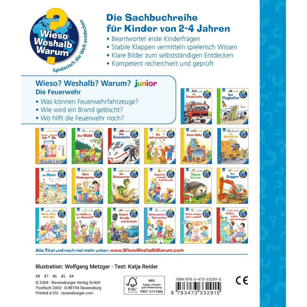 Ravensburger | Wieso? Weshalb? Warum? junior, Band 2: Die Feuerwehr