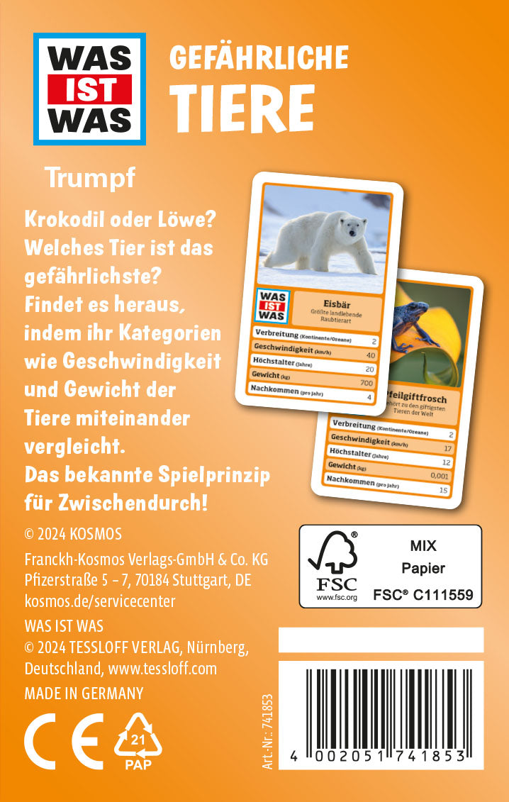 KOSMOS | WAS IST WAS Trumpf: Gefährliche Tiere