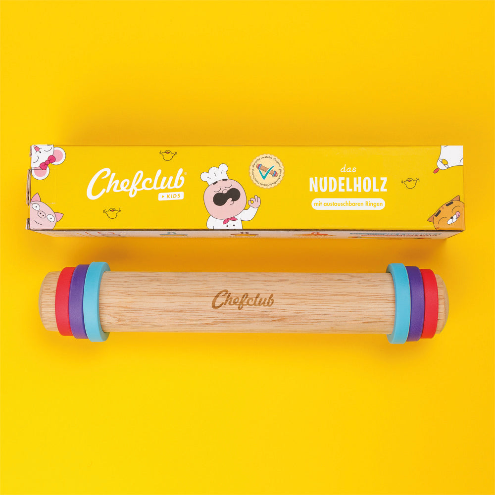 Chefclub | Nudelholz mit Silikonringen