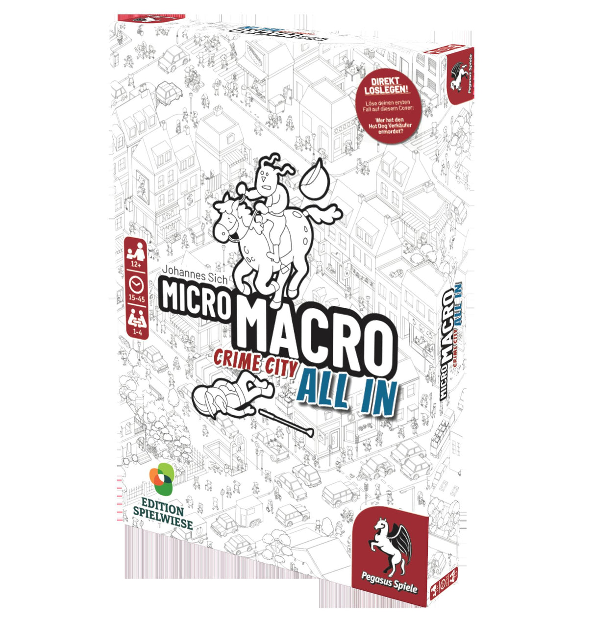 Pegasus Spiele | MicroMacro: Crime City 3 – All In (Edition Spielwiese)