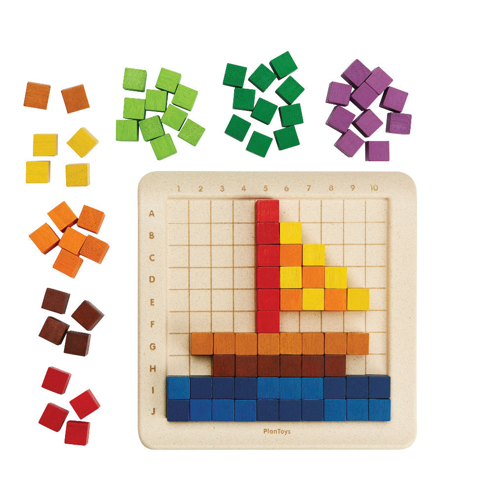 PlanToys | Zählwürfel bunt Unit Link