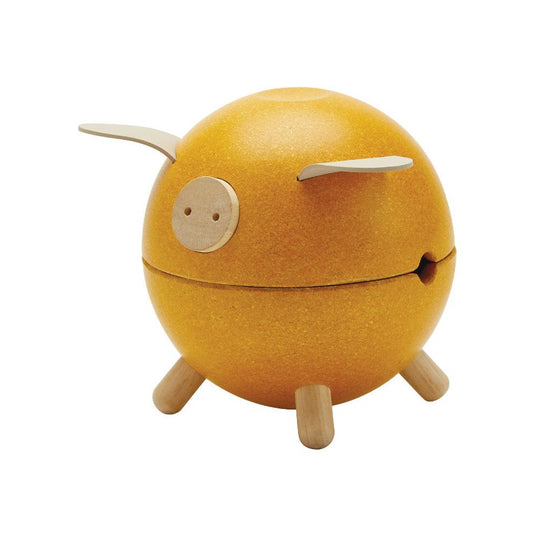 PlanToys | Sparschwein Orchard gelb