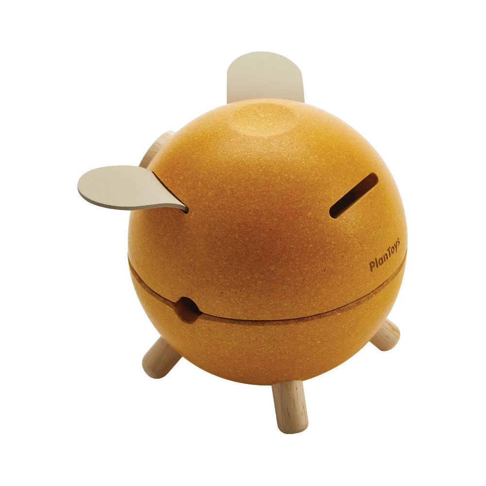 PlanToys | Sparschwein Orchard gelb