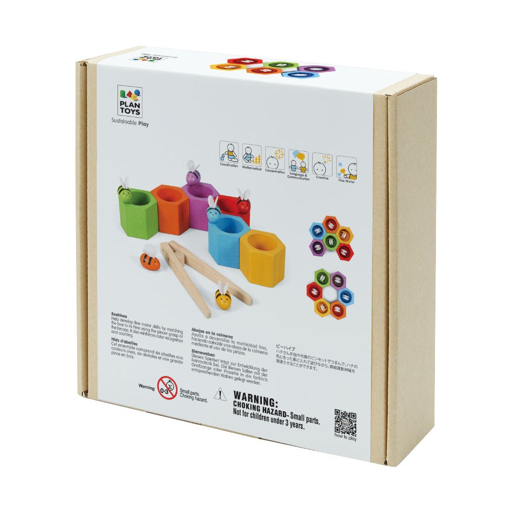 PlanToys | Geschicklichkeitsspiel Bienenwaben