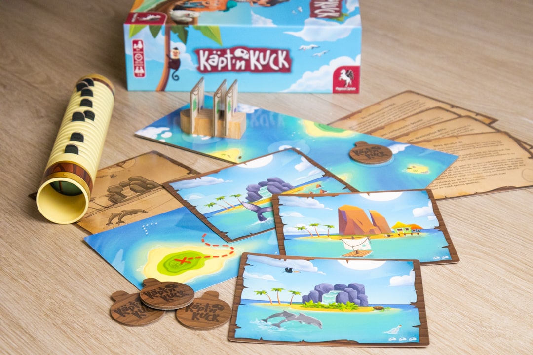 Pegasus Spiele | Käpt´n Kuck | Empfehlungsliste zum Kinderspiel des Jahres 2025!