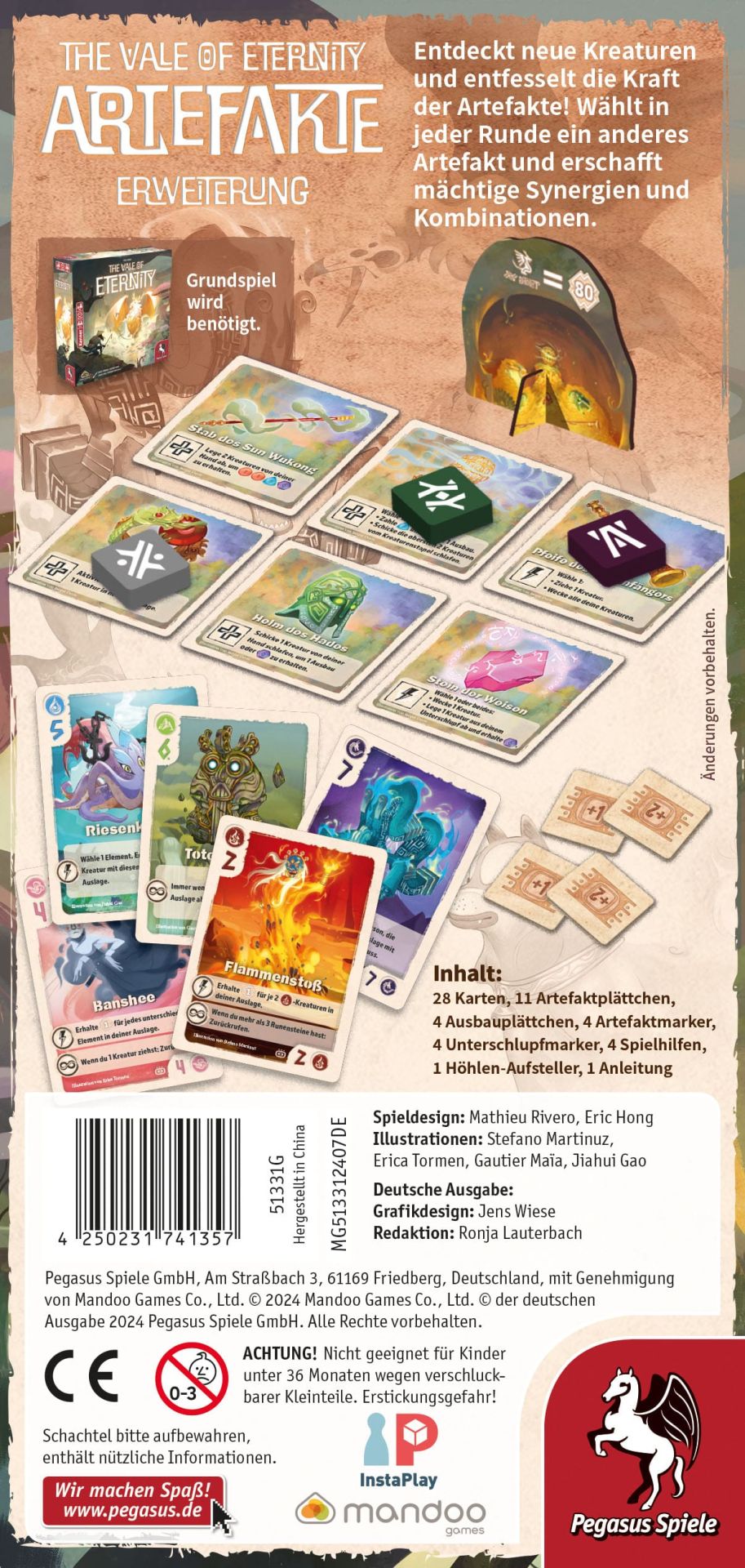 The Vale of Eternity | Erweiterung: Artefakte | mandoo games