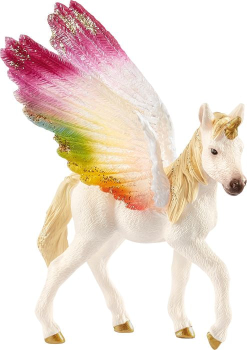 Schleich | Geflügeltes Regenbogeneinhorn, Fohlen | 70577